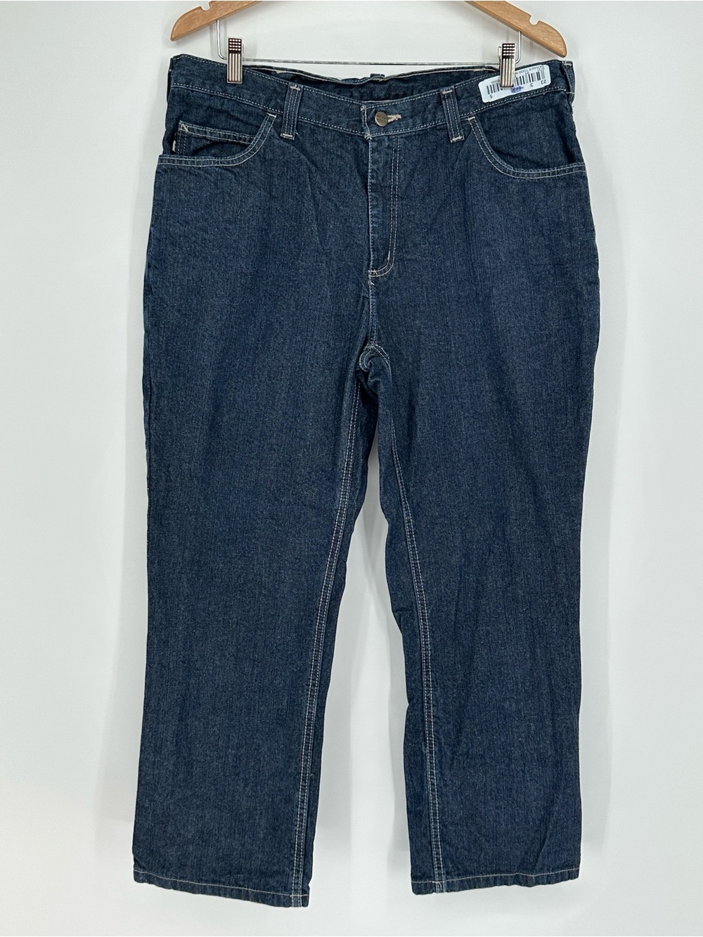 Carhartt 280-83 FR Work Jeans Men's 36x28 Blue Denim Cat 2 Flame Resistant B1
